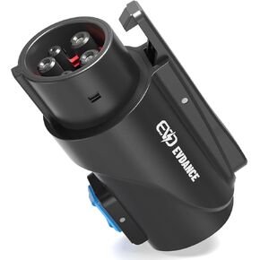NACS to J1772 Charging Adapter - Max 80 Amp & 250V J1772 EV Adapter Compatible with Tesla High Powered Connectors Destination Chargers and Mobile Connectors (Black)