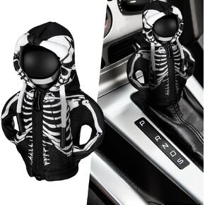 Car Gear Shift Hoodie Decoration Funny Gear Shift Cover Christmas Halloween Mini Universal Shift Knob Hoodie Cover for Automotive Car Interior Accessories Gadgets Gift