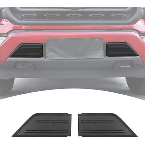 for F150 Front Bumper Guard Pad Cap Inserts Trim Cover for F150 2021 2022 2023 2024 up Black Exterior Accessories 2pcs