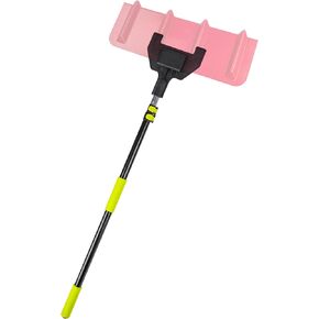 8ft Board Corner Protector with Extension Handle, 1Pack,Edge Protector Pole for Flatbed, V Edge Corner Protector Guards Stretchable Handle, Flatbed Accessories