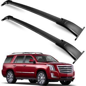 Heavy Duty 220lb Roof Rack Cross Bars Fit for GMC Yukon & Yukon XL, Chevrolet Suburban & Tahoe 2015-2020, Cadillac Escalade & Escalade ESV, Aluminum Crossbar Rooftop Cargo Carrier