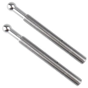 STETION Quick Latch Hood Pins Universal 2 Pack 2.44" Diameter Quick Release Latch Push Button Quick Release Hood Bonnet Pins Lock Clip Kit (2 Pack-Black)