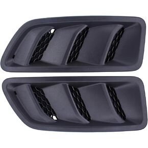 MOTOKU Driver and Passenger Side Hood Vent Bezel for Jeep Wrangler Gladiator 2018-2024