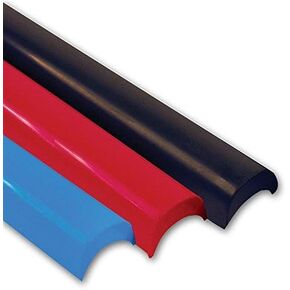 Longacre Roll Bar Padding, High Density Mini, 36 in Long, 1-1/2 to 1-3/4 in Tube, C Shaped, Black, Each (52-65182)
