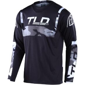 Troy Lee Designs GP Brazen Camo Jersey - Motocross Dirt Bike ATV Enduro Dual Sport Racing Off Road Long Sleeve Riding Gear - Adult Mens (Gray, LG)