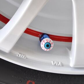 Soccer Ball - Football Shape Sport Valve Stem Caps 4Pcs