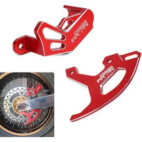 JFG RACING Rear Brake Disc Guard and Caliper Guard CNC All Fits For CRF250R 2004-2025/ CRF250X 2004-2017/ CRF450R 2002-2025/ CRF450X 2005-2017/ CRF450RX 2017-2025