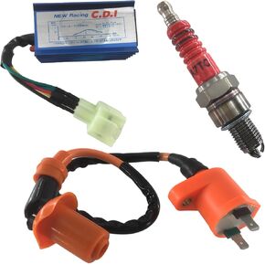High-Performance GY6 50cc 125cc 150cc Scooter Moped ATV Ignition Coil & AC CDI Box with A7TC Spark Plug – Racing Parts & Accessories