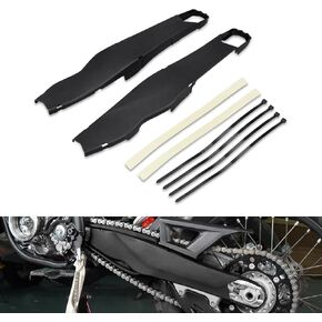 Black Rear Swingarm Protectors Guards Compatible with KTM 125-450 XC SX XCF SXF 2023-2024 150-500 EXC EXCF XCW XCF-W XW-F 2024,See Fitment