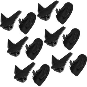 6 Set Tire Changer Insert Tire Demount Head Tire Machine Guard Wheel Side Protector for Mount Demount Duck Head Tyre Repair Black 2.17"x1.02"x1.02" Replacement Car Parts