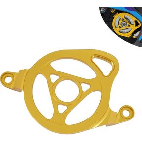 JFG RACING Engine Case Saver Cover for Surron Light Bee,Pulley Guard for Electric Dirt Bike Surron Light Bee X/Surron Light Bee S/X160/X260/L1E-Gold
