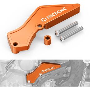 Orange Universal 4T Case Saver Sprocket Guard Compatible with KTM 250/350 EXC-F 2017-2023,250/350 SX-F XC-F 2016-2022,250 350 EXC-F SixDays 2020-2023,350 XCF-W 2020-2022 See Fitment