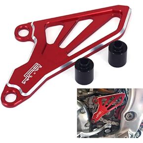 JFG RACING CNC Front Sprocket Cover Guard for CR250R 2002-2007/CRF250R 2004-2009/CRF250X 2004-2017/CRF450R 2008