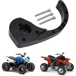 AnXin Engine Case Saver Case Protection Chain Guard CNC for Banshee 350 YFZ350 1987-2006 Black