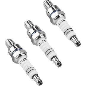 Spark Plug 3 Electrode for 50cc 70cc 90cc 110cc 125cc Scooter GY6 Dirt Pocket Bike ATV Moped Quad 3PCS in Kuwait