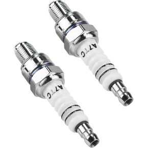 Spark Plug 3 Electrode for 50cc 70cc 90cc 110cc 125cc Scooter GY6 Dirt Pocket Bike ATV Moped Quad 3PCS