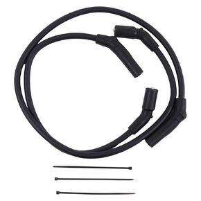10mm Black Spark Plug Wires Kit Compatible with Harley H-D FLT FLHT FLHR FLTR 2009-2015