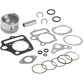 RedCcap 54mm Bore Piston & Ring Set with Head Gaskets Kit for 125cc Pit Dirt Bike 125cc SSR Baja Roketa Apollo Bms Nst Taotao with the Horizontal Styled Engine ATV Dirt Bike Go Kart