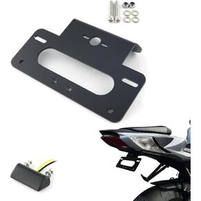 Xitomer Fender Eliminator Fit for GSXR 600/GSXR 750 L11 2024 2023 2022 2021 2020 2019 2018 2017 2016 2013-2024 GSXR600 Tail Tidy, Fender Eliminator Bracket with Led License Plate Light (Black)