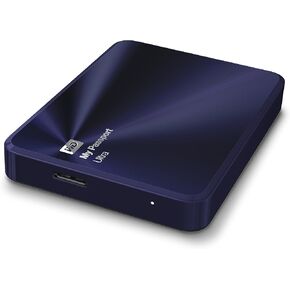 WD 1TB Blue Black My Passport Ultra Metal Edition Portable External Hard Drive USB 3.0