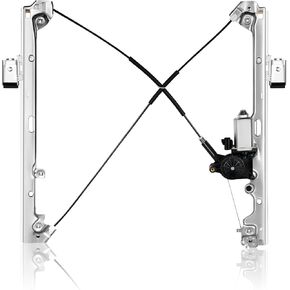Front Left Driver Side Power Window Regulator Assembly W/Motor Compatible for Silverado Suburban Avalanche 1500 2500 3500 00-06 Cadillac Escalade 02-06 GMC Yukon XL Sierra