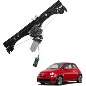 Front Left Power Window Regulator And Motor Assembly Compatible with Fiat 500 1.4L 2012 2013 2014 2015 2016 2017 2018 2019 Replaces Part Number 751-648: 68070267AC 68070267AD 68070267AE - Driver Side