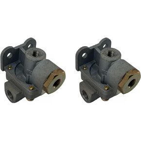 2 pack of TORQUE QR-1C QR1C Quick Release Valve (Replaces Bendix 289714, Haldex 289714X KN32041) (2 x TR289714)