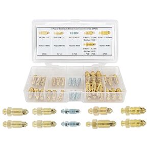 36 PCS Bleeder Valve,Brake Bleeder Screw Assortment Kit Replace H9402-6, H9403-6, H9404-6, H9406-6, H9407-6, H9410-6