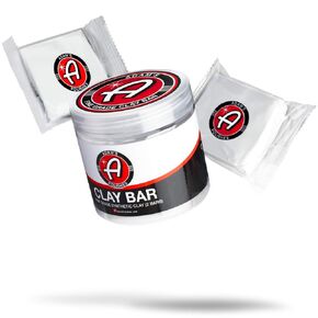 Adam's Polishes Fine Grade Clay Bar - Removes Debris & Dirt from Vehicle for Paint, Glass, Trim, Wheels | Add Shine, Gloss & Restore Depth of Color