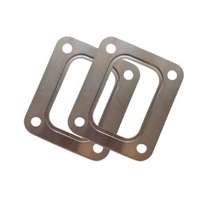 2 Pack T4 Turbo Turbocharger Inlet Twin Scroll Gasket Stainless Steel Precision PTE Turbine Garrett