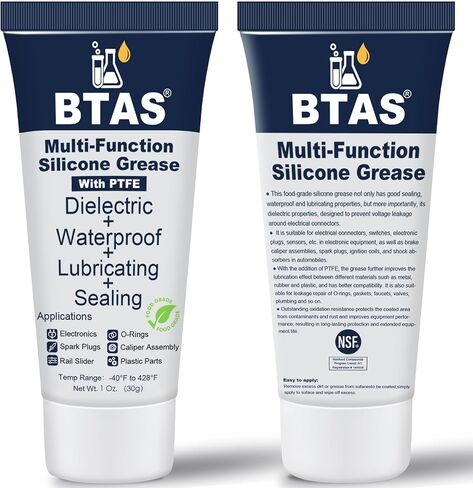 Dielectric Silicone Grease for Automotive Electrical Connectors Battery Terminal Die Electric Spark Plug Corrosion Protection with PTFE Marine Grade 1 oz 1 Pcs in Saudi Arabia