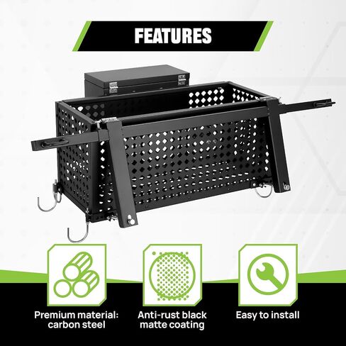 صينية صندوق أدوات الجرار العالمية شديدة التحمل - مرفق سلة جرار 24 × 10 × 10 بوصة للجرارات in Kuwait