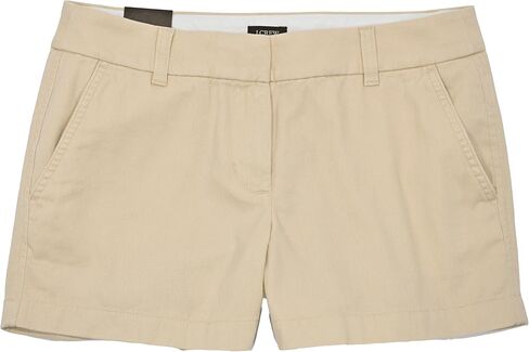 J.Crew Mercantile Women's 3.5" Classic Chino Short (4, Light Khaki) in Saudi Arabia