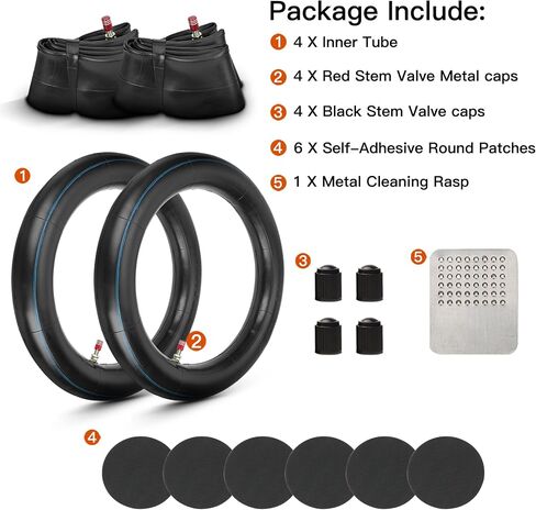 GREHUA 2.75 3.00-12 80/100-12 inch Rear Inner Tube for SSR 110cc 125cc 90cc KLX110 PW80 TTR90 TTR110 XR50 XR70 CRF50 CRF70 CRF110 Suzuki DRZ110 Coolster QG-214 Apollo RFZ Pit Dirt Off Road Bike Parts in Kuwait