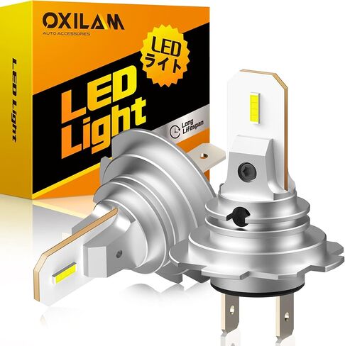 مصابيح LED OXILAM H7 أكثر سطوعًا بنسبة 400%، 6500K أبيض بارد 8 شرائح LED لا توجد بقعة داكنة، مقاس 1:1 لا يتطلب محول، استبدال مصابيح الضباب الخفيفة الأمامية الكل في واحد، حزمة من 2 in Kuwait