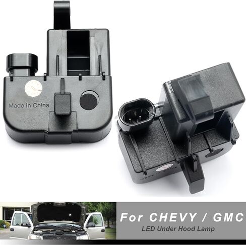 NSLUMO LED مجموعة مصابيح تحت غطاء محرك السيارة لعام 2003-2006 GMC Sierra/Chevy Silverado 1500 2500 3500 بيك اب، 6000K 18-SMD مجموعة مصابيح مقصورة محرك غطاء المحرك الأبيض OEM ‎12450086 in Kuwait