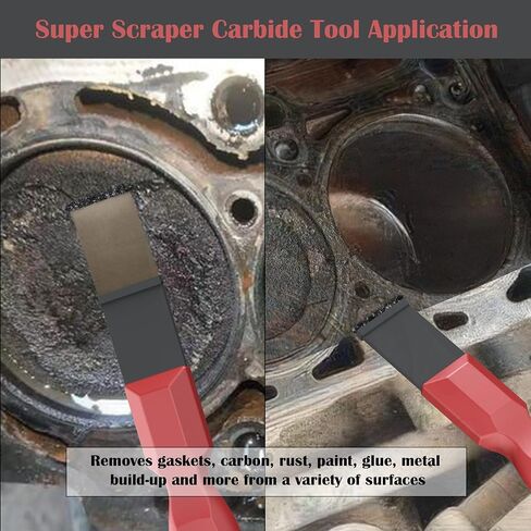 Carbide Scraper, Super Carbide Gasket Scraper for Metal and Automotive, 1-1/4 Inch and 5/8 Inch Carbide Scraper Set (2-Piece) in Saudi Arabia