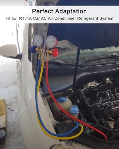 طقم قارنة التوصيل السريع لمحول AC R134A، R134a إلى R22/410a يمكن الاستفادة من محول الصمامات R134a إلى R1234YF محول التحويل، مع مزيل قلب الصمام in Saudi Arabia