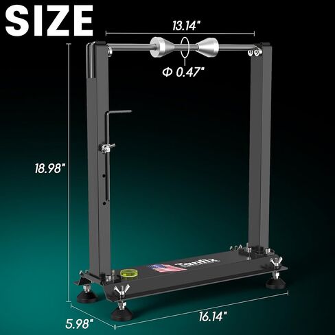 Motorcycle Wheel Balance Stand, Heavy-Duty Single-Axle Wheel Balancing Tool for Static & Dynamic Tire Alignment, Balancer for Sport and Dirt Bike Wheels in Kuwait
