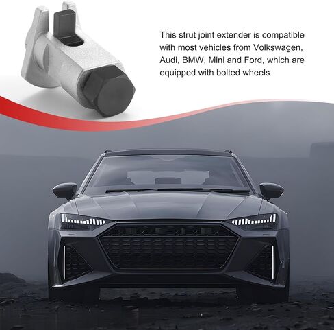 1 PC Auto Shock Absorber Horn Separator, Suspension Shock Absorber Horn Expansion Tool, Durable Car Disassembly and Assembly Accessories, Universal for Most Cars (Silver) in Saudi Arabia