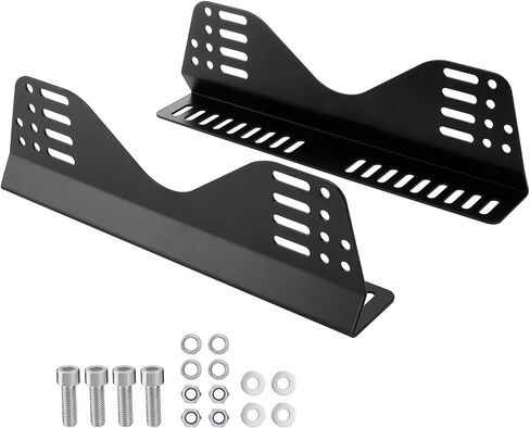 Side Mount Brackets for Bucket Race Seats: Universal Racing Seat Bracket (Black Set of 1) in Saudi Arabia