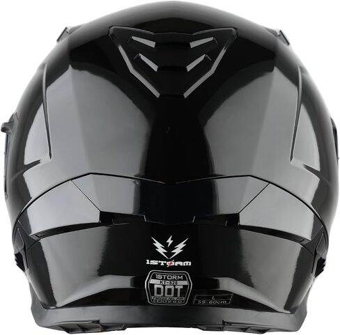 1Storm Motorcycle Full Face Helmet for Adults Men and Women Street Bike Racing Helmet DOT Approved with one Extra Clear Shield in Kuwait