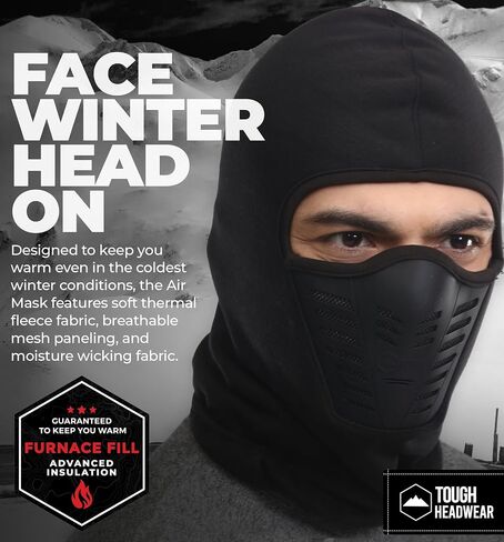 Balaclava Ski Mask - Thermal Face Mask Cold Weather Motorcycle Gear with Breathable Air Vents - Winter Face Mask in Saudi Arabia