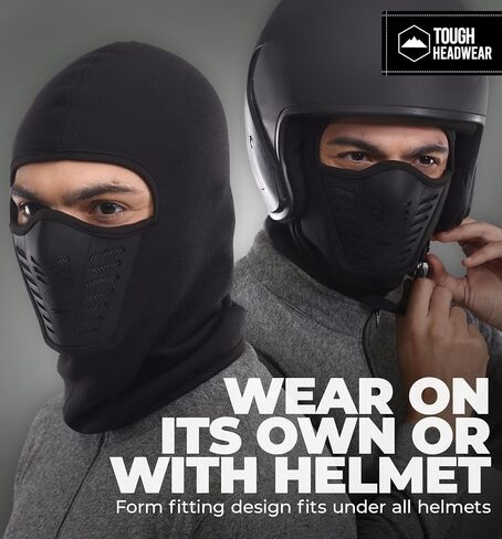 Balaclava Ski Mask - Thermal Face Mask Cold Weather Motorcycle Gear with Breathable Air Vents - Winter Face Mask in Saudi Arabia