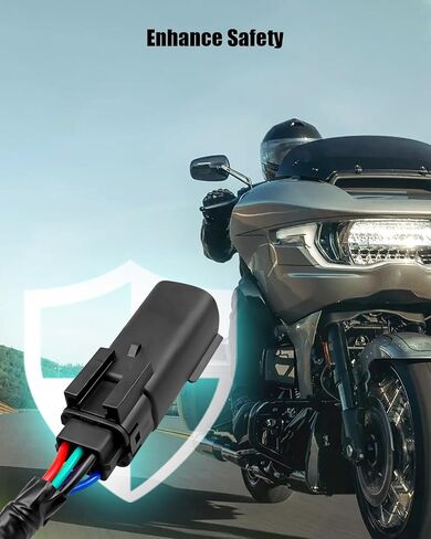 طقم أسلاك فصل سريع من Tour-Pak مناسب لـ Harley Davidson Road Glide Street Glide 2023 2024 بعض الموديلات، استبدل 67801128 67801129 Tour Pack Light Wire Harness محول in Saudi Arabia