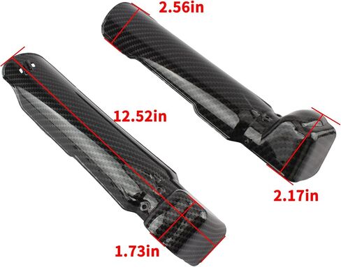 Sur Ron Fork Guards,Dirt Bike Front Fork Protector Cover for Sur Ron S X X260 - Imitation Carbon Fiber in Saudi Arabia
