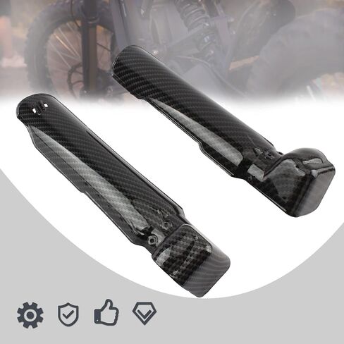 Sur Ron Fork Guards,Dirt Bike Front Fork Protector Cover for Sur Ron S X X260 - Imitation Carbon Fiber in Saudi Arabia