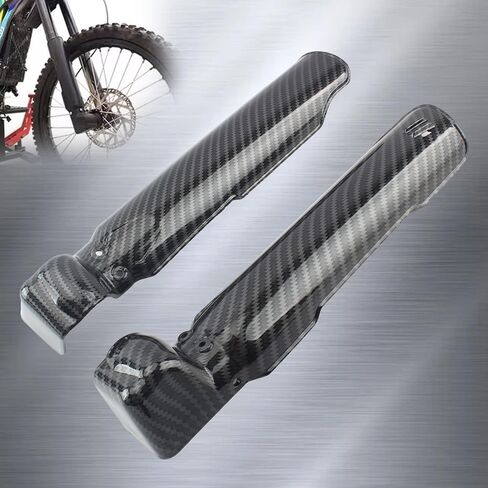 Sur Ron Fork Guards,Dirt Bike Front Fork Protector Cover for Sur Ron S X X260 - Imitation Carbon Fiber in Saudi Arabia