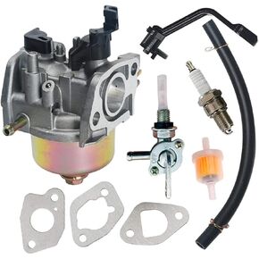 Carburetor for Champion Power Equipment 3500 4000 Watts Gas Generator Engine Carb with Fuel Tank Shut off Valve Spark Plug kit