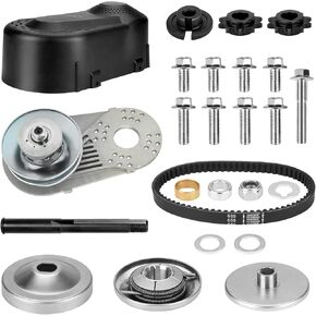 CVT Torque Converter 30 Series Mini Bike 6.5Hp Go Kart Clutch 3/4 inch 10T #40/41/420 & 12T #35 Chain Drive Pulley for Manco Comet TAV2 Engine Replace for 218353A 219456A 219552A, with 3 Belts